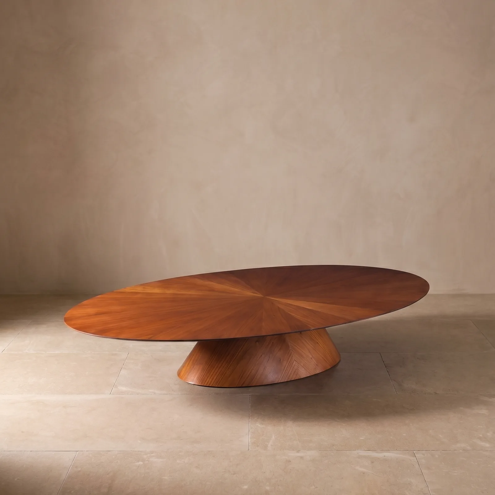Mesa Cona Oval Centro — editorial