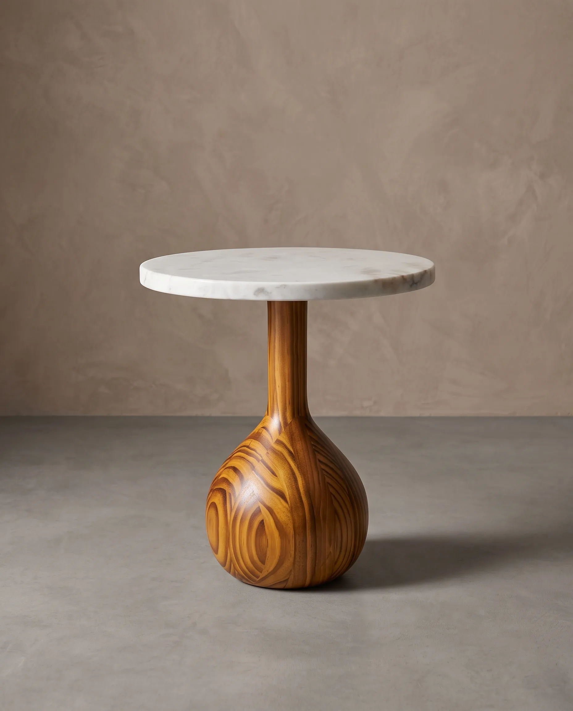 Mesa de Apoyo Vetra Mármol de la colección Solenne de Sierra, foto de producto
