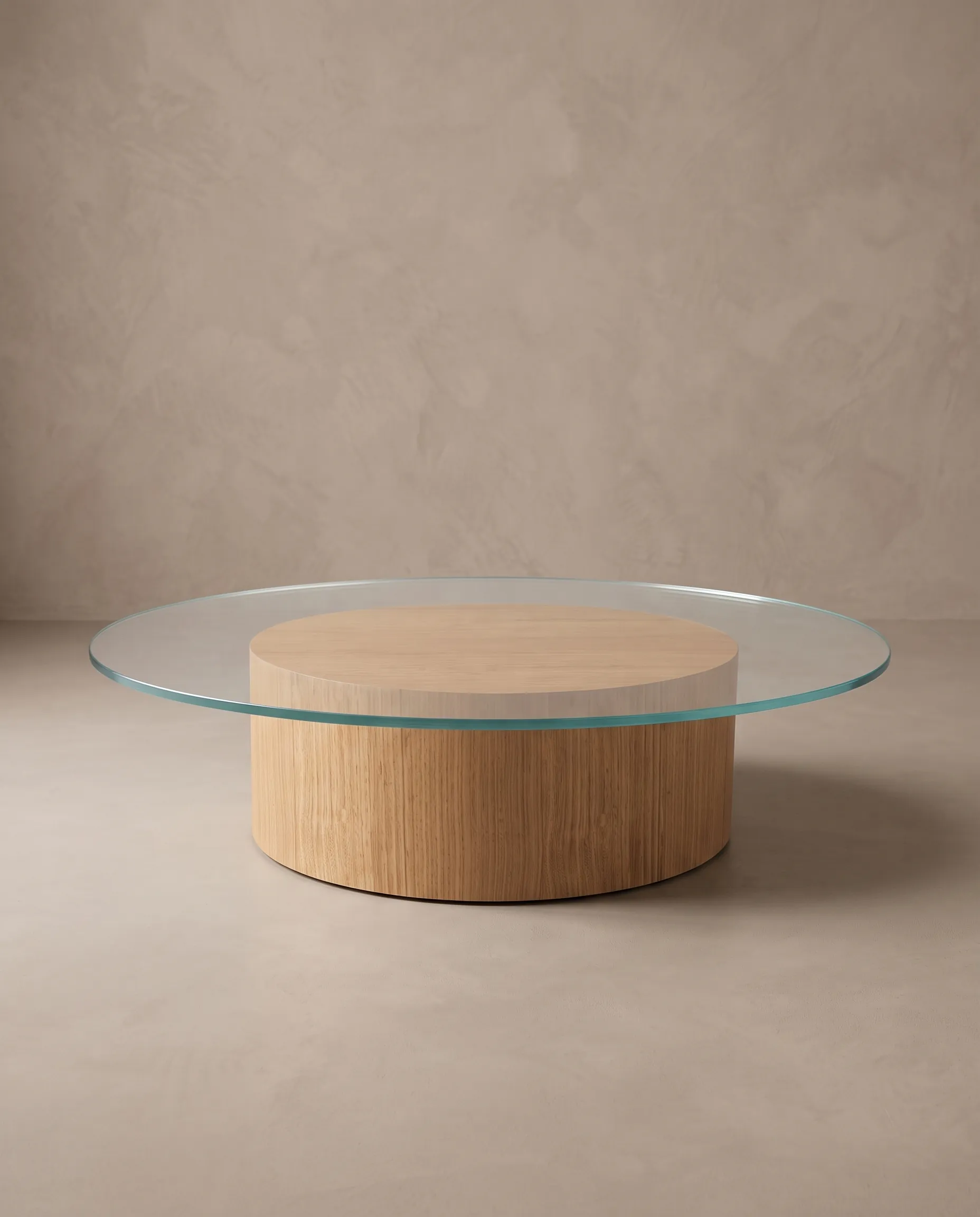 Mesa de Centro Cristallo Oval de la colección Solenne de Sierra, foto de producto