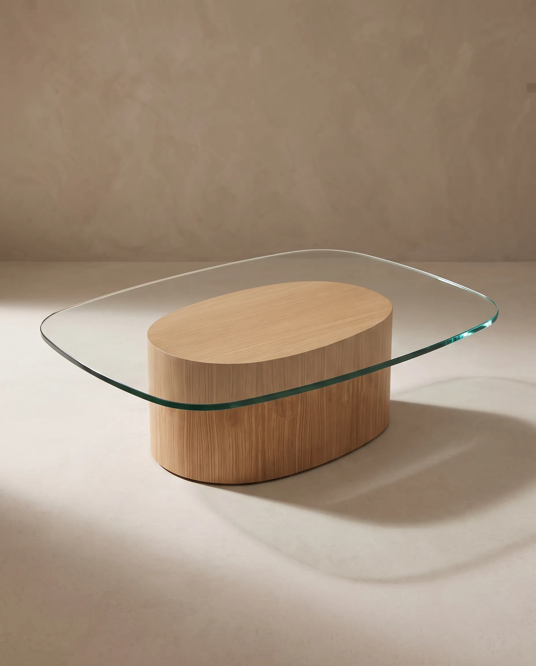 Mesa de Centro Cristallo Rectangular de la colección Solenne de Sierra, foto de producto