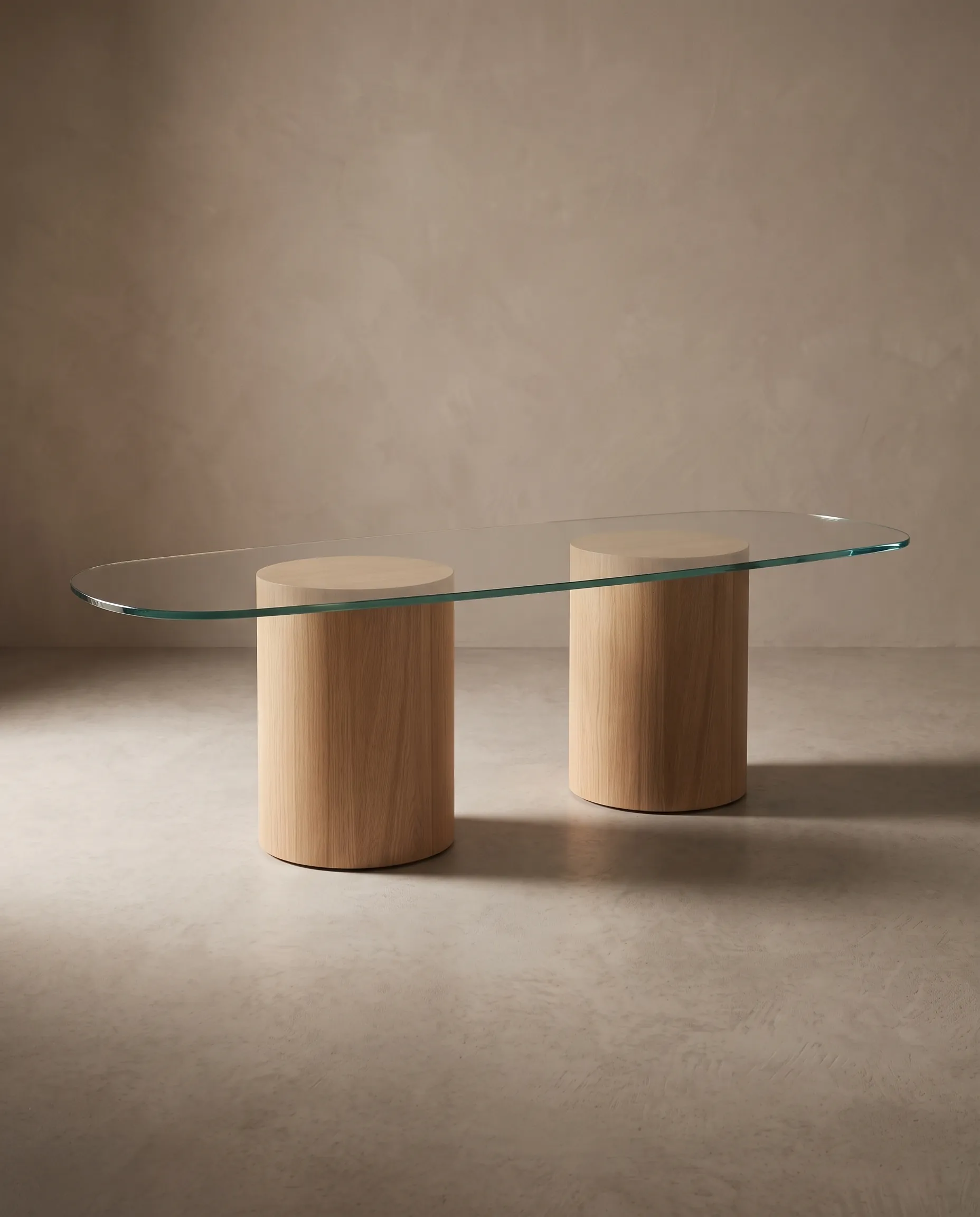 Mesa de Comedor Cristallo de la colección Solenne de Sierra, foto de producto
