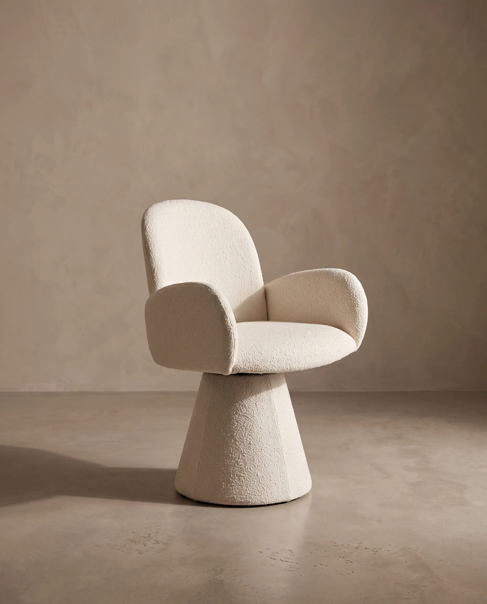 Silla Giratoria Prima Base Tapizada de la colección Solenne de Sierra, foto de producto